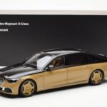 Mercedes Maybach S680 W223 Obsidian Black Sand Almost Real 1:18 - image 7 of 7