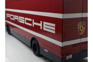 Mercedes O317 Porsche Transporter Red CMR 1:18 CMR149 Diecast — photo 12 of 12