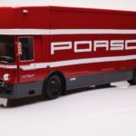 Mercedes O317 Porsche Transporter Red CMR 1:18