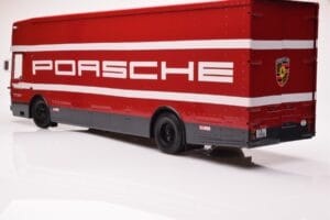 Mercedes O317 Porsche Transporter Red CMR 1:18 CMR149 Diecast — photo 3 of 12