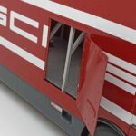 Mercedes O317 Porsche Transporter Red CMR 1:18 - image 10 of 12