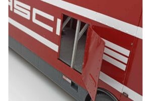 Mercedes O317 Porsche Transporter Red CMR 1:18 CMR149 Diecast — photo 10 of 12
