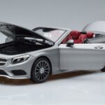 Mercedes S-Class A217 Cabriolet Grey Norev 1:18 B66960355 Diecast - image 2 of 8