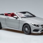Mercedes S-Class A217 Cabriolet Grey Norev 1:18 B66960355 Diecast - image 6 of 8