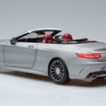 Mercedes S-Class A217 Cabriolet Grey Norev 1:18 B66960355 Diecast - image 7 of 8