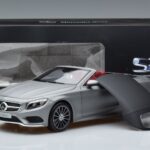 Mercedes S-Class A217 Cabriolet Grey Norev 1:18 B66960355 Diecast - image 8 of 8