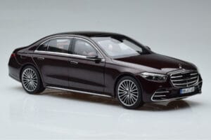 Mercedes S-Class W223 AMG Line Red Norev 1:18 183804 Diecast — photo 6 of 8