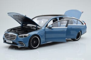 Mercedes S-Class W223 Vintage Blue Norev 1:18 B66960828 Diecast — photo 2 of 7