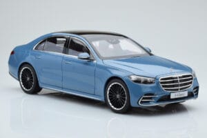 Mercedes S-Class W223 Vintage Blue Norev 1:18 B66960828 Diecast — photo 5 of 7