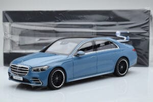 Mercedes S-Class W223 Vintage Blue Norev 1:18 B66960828 Diecast — photo 7 of 7