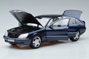 Mercedes S55 AMG W220 Blue Norev 1:18 183817 Diecast — photo 2 of 7