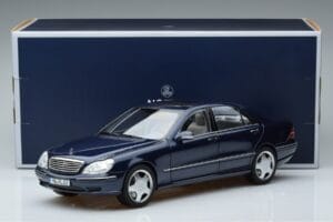 Mercedes S55 AMG W220 Blue Norev 1:18 183817 Diecast — photo 7 of 7