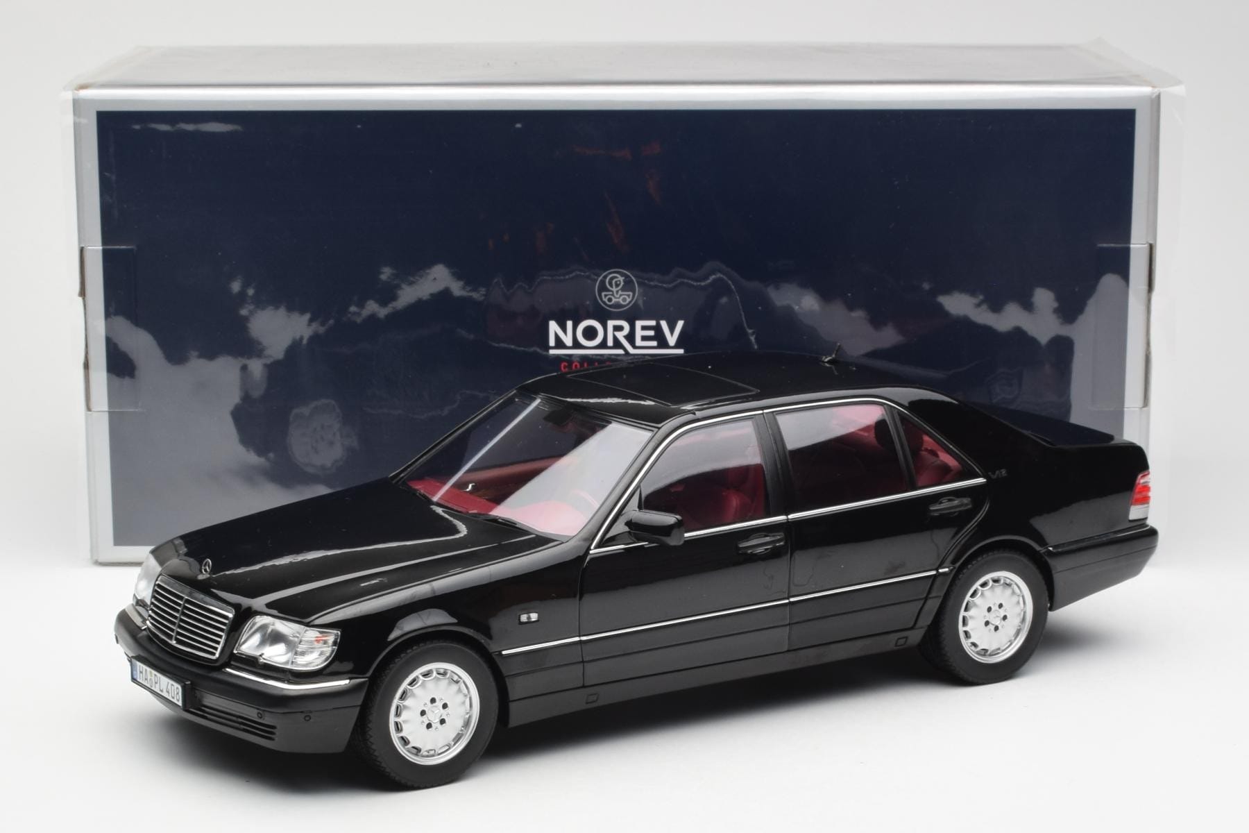 Mercedes S600 W140 Black Norev 1:18 183722 Diecast — photo 8 of 8