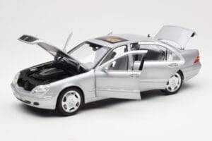Mercedes S600 W220 Silver Metallic Norev 1:18 183810 Diecast — photo 2 of 8