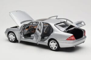 Mercedes S600 W220 Silver Metallic Norev 1:18 183810 Diecast — photo 5 of 8
