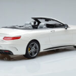 Mercedes AMG S63 A217 Cabriolet Diamond White GT Spirit 1:18 - image 2 of 6
