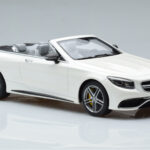 Mercedes AMG S63 A217 Cabriolet Diamond White GT Spirit 1:18 - image 4 of 6