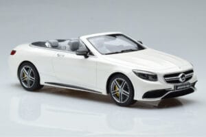 Mercedes AMG S63 A217 Cabriolet Diamond White GT Spirit 1:18 B66965712 Resin — photo 4 of 6