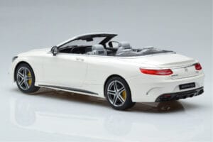 Mercedes AMG S63 A217 Cabriolet Diamond White GT Spirit 1:18 B66965712 Resin — photo 5 of 6