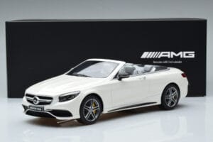 Mercedes AMG S63 A217 Cabriolet Diamond White GT Spirit 1:18 B66965712 Resin — photo 6 of 6
