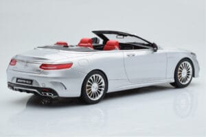 Mercedes AMG S65 A217 Cabriolet Silver GT Spirit 1:18 GT764 Resin — photo 2 of 6