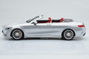 Mercedes AMG S65 A217 Cabriolet Silver GT Spirit 1:18 GT764 Resin — photo 3 of 6