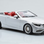 Mercedes AMG S65 A217 Cabriolet Silver GT Spirit 1:18 - image 4 of 6