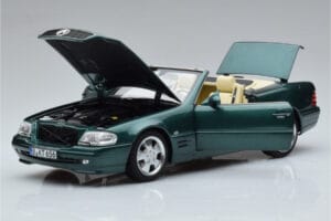 Mercedes SL500 R129 Green Metallic Norev 1:18 183753 Diecast — photo 2 of 8