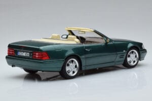 Mercedes SL500 R129 Green Metallic Norev 1:18 183753 Diecast — photo 4 of 8