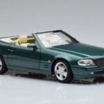 Mercedes SL500 R129 Green Metallic Norev 1:18 183753 Diecast - image 6 of 8