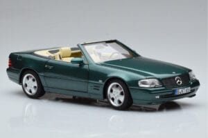Mercedes SL500 R129 Green Metallic Norev 1:18 183753 Diecast — photo 6 of 8