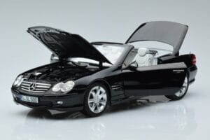 Mercedes SL500 R230 Black Norev 1:18 183840 Diecast — photo 2 of 8