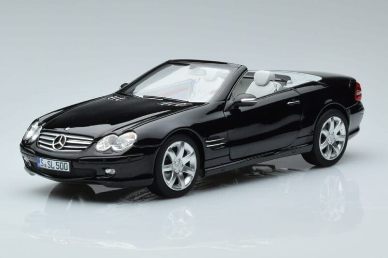 Mercedes SL500 R230 Black Norev 1:18 183840 Diecast