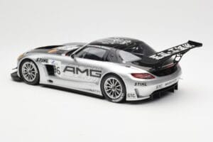 Mercedes SLS AMG GT3 #96 M. Hakkinen AMG Customer Sports 6 Hours of Zhuhai ILMC 2011 Minichamps 1:18 B66960197 Diecast — photo 5 of 6