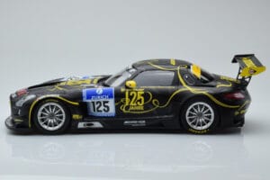Mercedes SLS AMG GT3 Rowe Racing #125 Zehe / Bullitt / Renger / Hartung ADAC 24 Hours of Nurburgring 2013 Minichamps 1:18 151 — photo 3 of 6