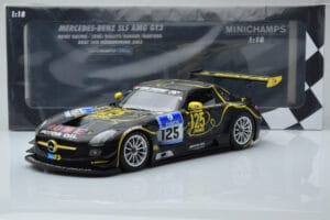 Mercedes SLS AMG GT3 Rowe Racing #125 Zehe / Bullitt / Renger / Hartung ADAC 24 Hours of Nurburgring 2013 Minichamps 1:18 151 — photo 6 of 6