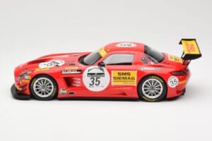 Mercedes SLS AMG GT3 #35 Team Black Falcon T. Heyer / Jafer / Lemeret 24 Hours of Spa 2011 Minichamps 1:18 151113135 Diecast — photo 3 of 6
