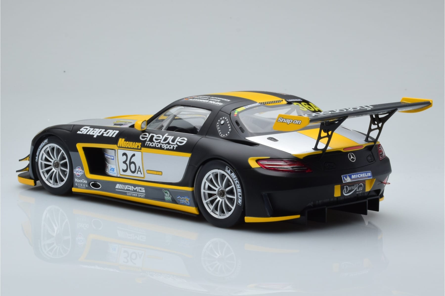 Mercedes SLS AMG GT3 Team Erebus Motorsport #36 B. Schneider / A. Jager / C. Roloff Winners Bathurst 12 Hours 2013 Minichamps — photo 5 of 6