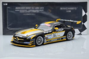 Mercedes SLS AMG GT3 Team Erebus Motorsport #36 B. Schneider / A. Jager / C. Roloff Winners Bathurst 12 Hours 2013 Minichamps — photo 6 of 6