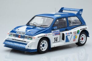 MG Metro 6R4 #14 D. Llewellin / P. Short RAC Rally 1986 IXO 1:18 18RMC068C