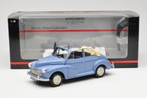 Morris Minor Cabriolet Blue Minichamps 1:18 150137030 Diecast — photo 8 of 8