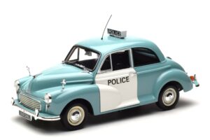 Morris Minor Police Blue & White Minichamps 1:18