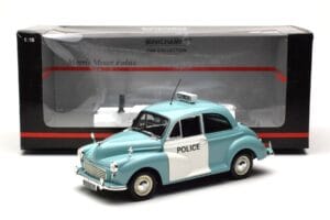 Morris Minor Police Blue & White Minichamps 1:18 150137090 Diecast — photo 8 of 8