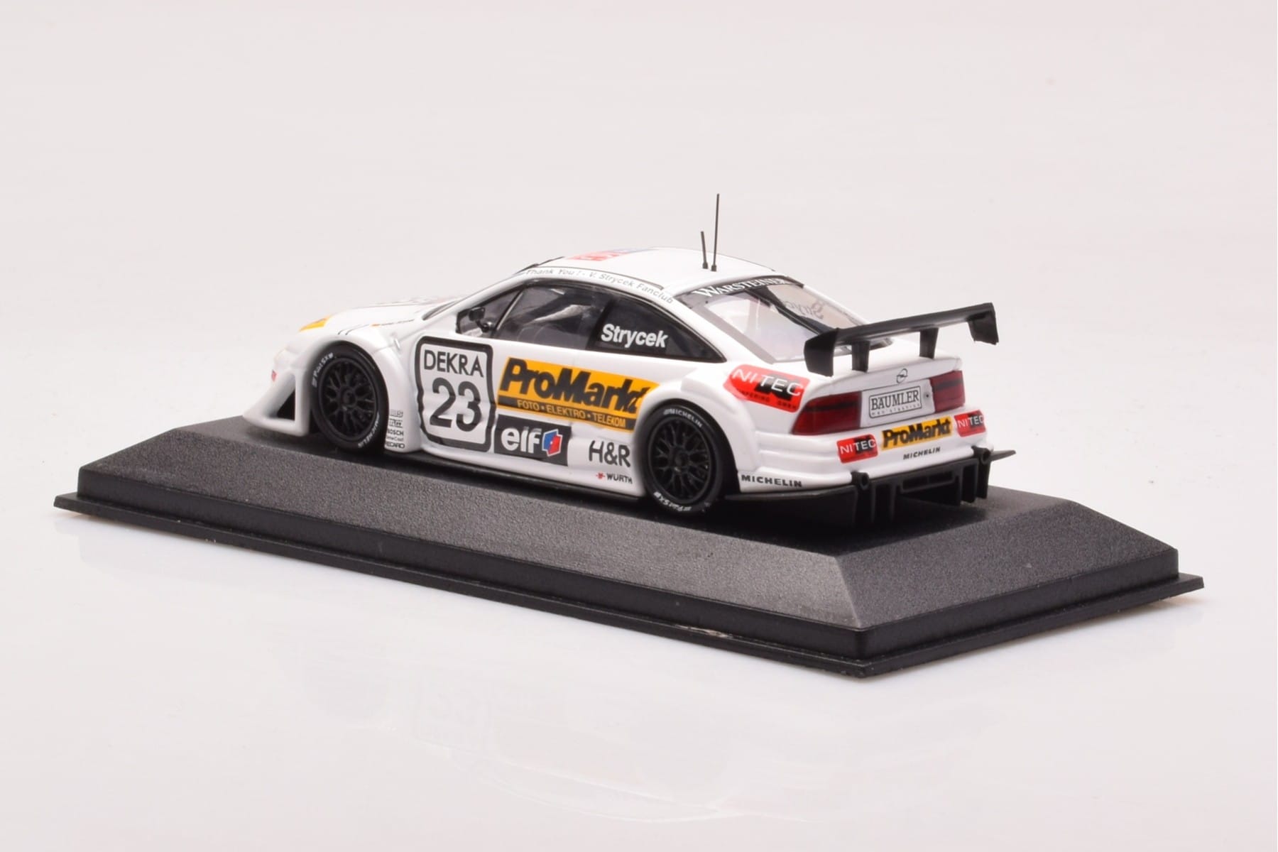Opel Calibra V6 4x4 #23 Opel Motorsport Strycek ITC 1996 Minichamps 1:43 430964323 Diecast — photo 3 of 4