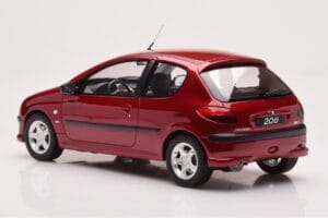 Peugeot 206 S16 Red Otto 1:18 OT1039 Resin — photo 5 of 6