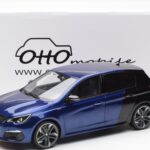 Peugeot 308 GTI Magnetic Blue Black Otto 1:18 OT922 - image 6 of 6