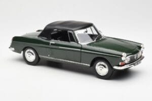 Peugeot 404 Cabriolet Antique Green Limited Edition Norev 1:18 184829 Diecast — photo 6 of 8
