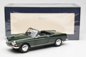 Peugeot 404 Cabriolet Antique Green Limited Edition Norev 1:18 184829 Diecast — photo 8 of 8