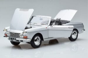 Peugeot 404 Cabriolet Silver Norev 1:18 184835 Diecast — photo 2 of 8