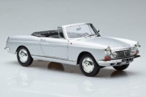 Peugeot 404 Cabriolet Silver Norev 1:18 184835 Diecast — photo 6 of 8